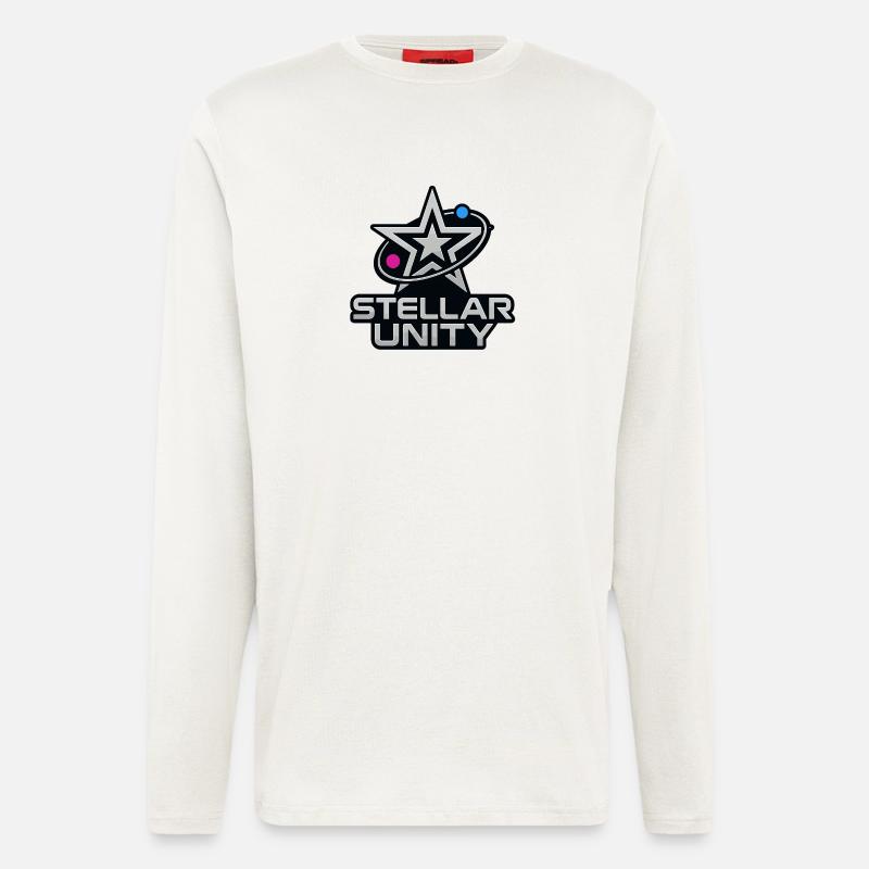 Stellar Unity – Chrome Star - Langarmshirt - made by SPREAD  - OFF WHITE