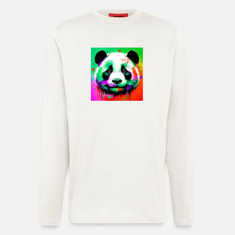 Panda - Langarmshirt - made by SPREAD  - OFF WHITE