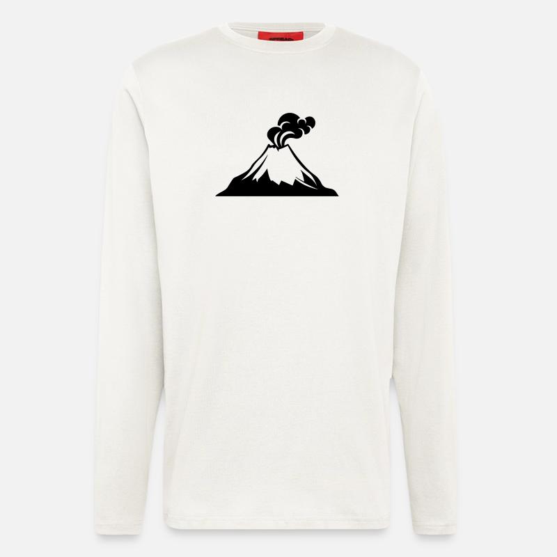 volcano - Longsleeve - made by SPREAD  - OFF WHITE