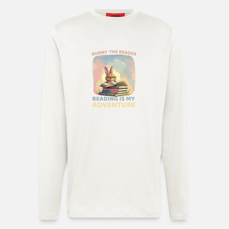 Read Adventures with Rabbits - Longsleeve - made by SPREAD  - OFF WHITE