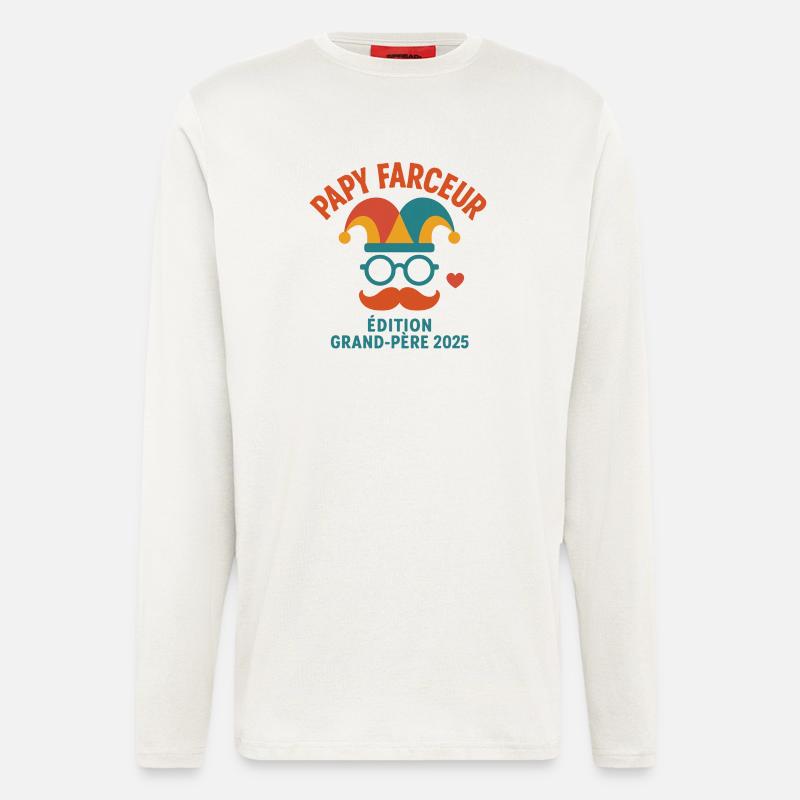 Opa Prankster – Opa Edition 2025 - Langarmshirt - made by SPREAD - OFF WHITE