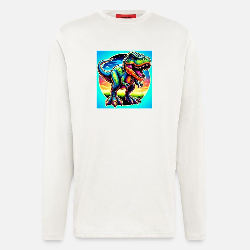 dinosaur - Longsleeve - made by SPREAD  - OFF WHITE