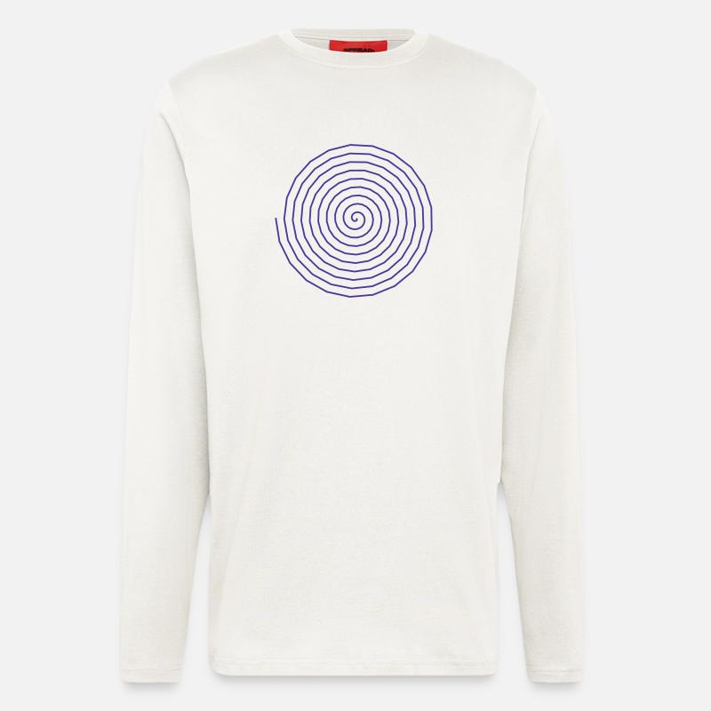 Functional Spiral Pattern Design - Longsleeve - made by SPREAD  - OFF WHITE