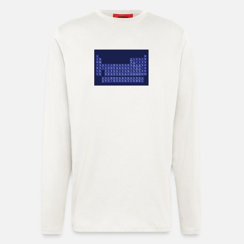 Das Periodensystem der Elemente - Langarmshirt - made by SPREAD  - OFF WHITE