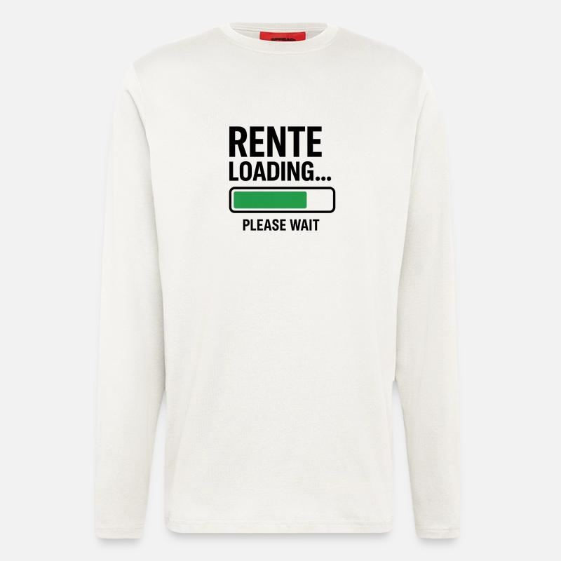 Rente Loading please wait - Langarmshirt - made by SPREAD  - OFF WHITE