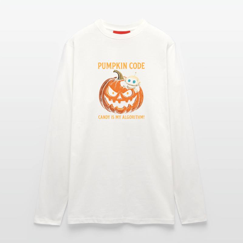 Pumpkin Code: Candy is My Algorithm ! Langarmshirt - made by SPREAD 