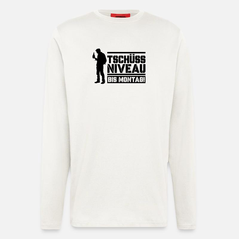 Bye bye level until Monday - Longsleeve - made by SPREAD  - OFF WHITE