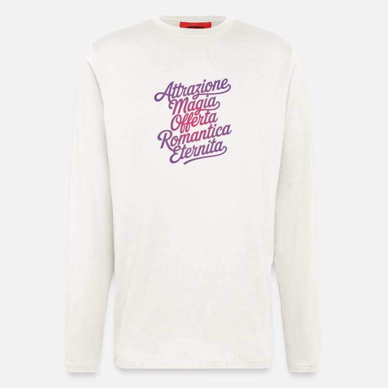 Romantic Design with Magic Effect - Longsleeve - made by SPREAD  - OFF WHITE