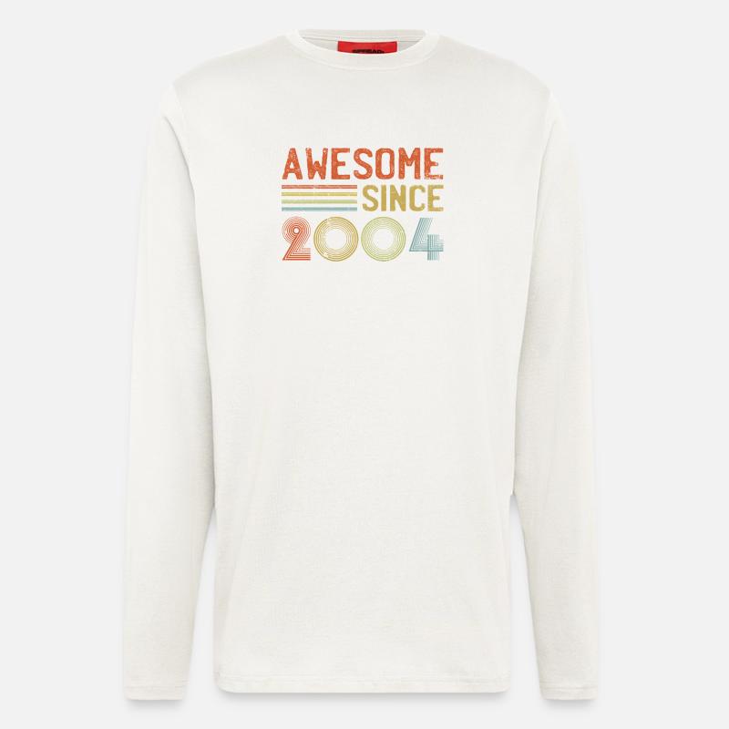 Retro 2000s Inspired Celebratory Design - Longsleeve - made by SPREAD  - OFF WHITE