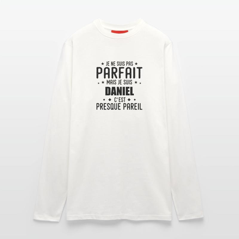 Daniel: authentisch, unvollkommen, oberflächlich, perfekt Langarmshirt - made by SPREAD 