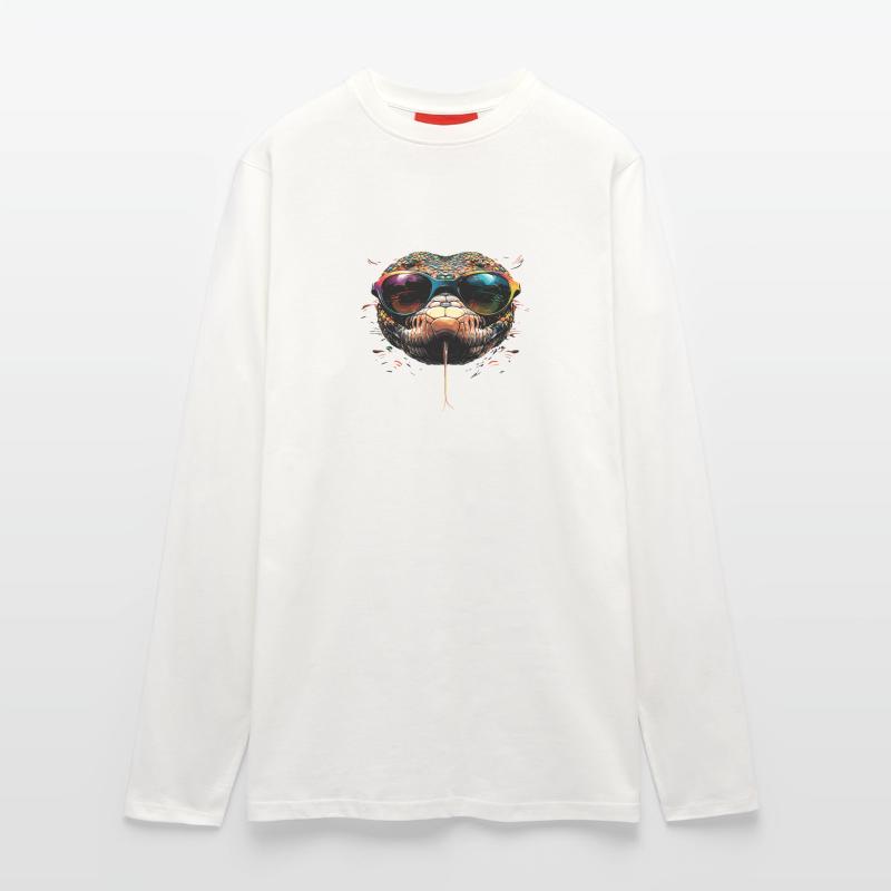 Schlange Python Kobra Klapperschlange Schlangen Langarmshirt - made by SPREAD 