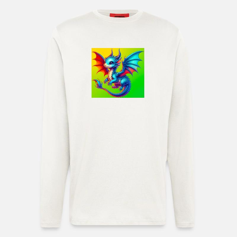 Drache - Langarmshirt - made by SPREAD  - OFF WHITE