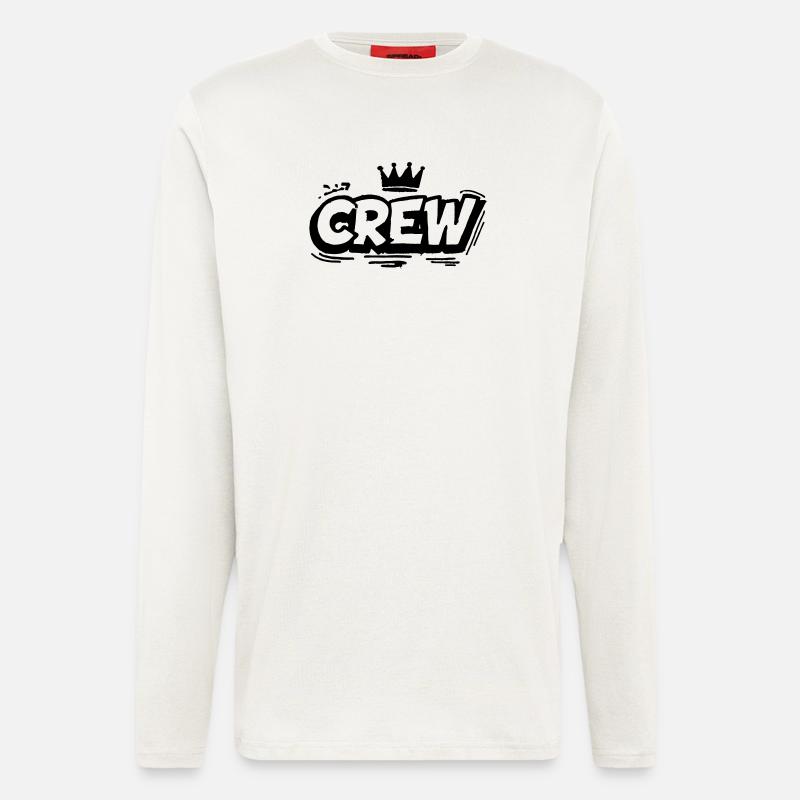 Crew Member Graffiti - Longsleeve - made by SPREAD  - OFF WHITE