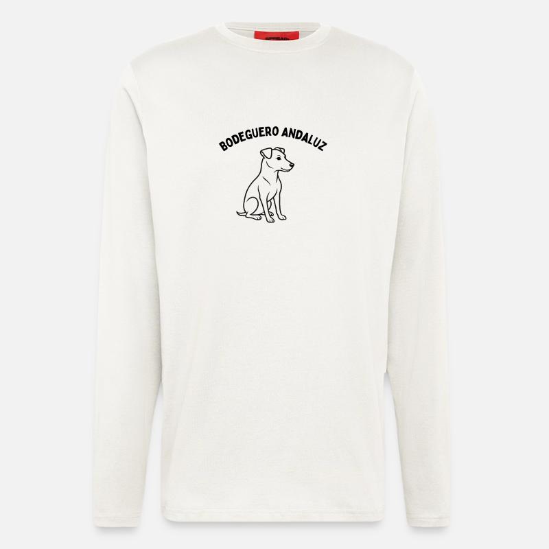 Bodeguero Andaluz im edlen Stil - Langarmshirt - made by SPREAD - OFF WHITE