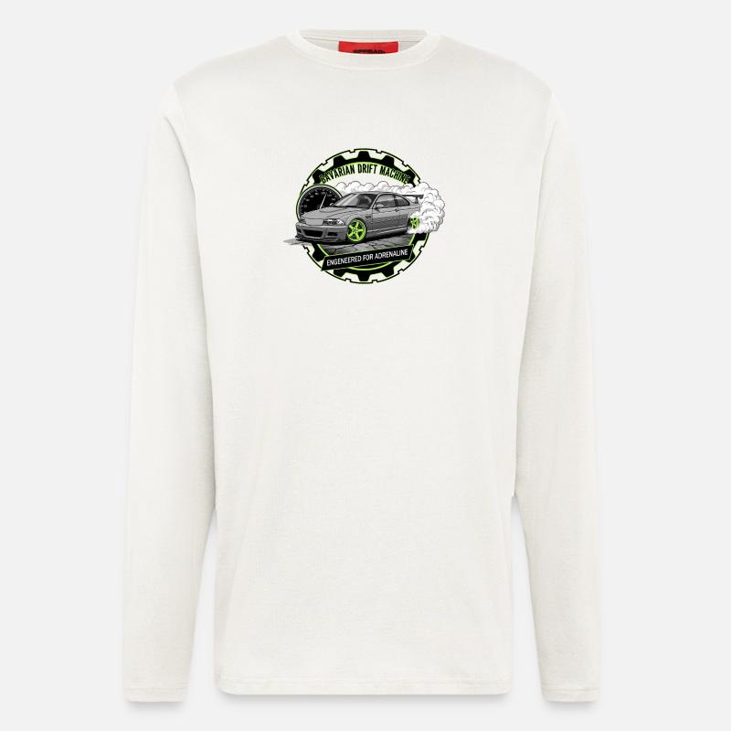 Bavarian Drift Machine - Langarmshirt - made by SPREAD  - OFF WHITE