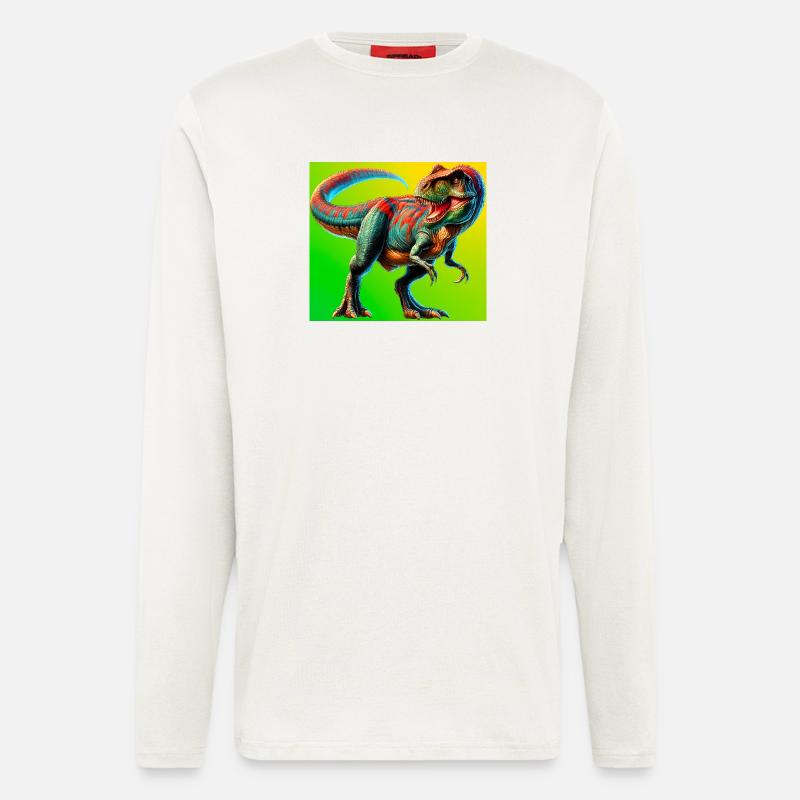Dinosaurier - Langarmshirt - made by SPREAD  - OFF WHITE