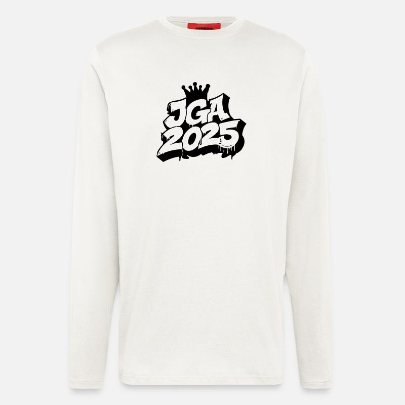 Jga 2025 Junggesellenabschied Graffiti - Langarmshirt - made by SPREAD  - OFF WHITE