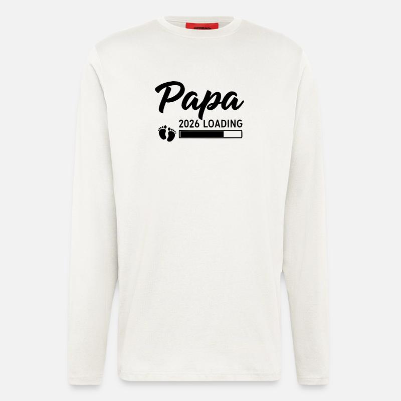 Papa 2026 Loading - Longsleeve - made by SPREAD  - OFF WHITE