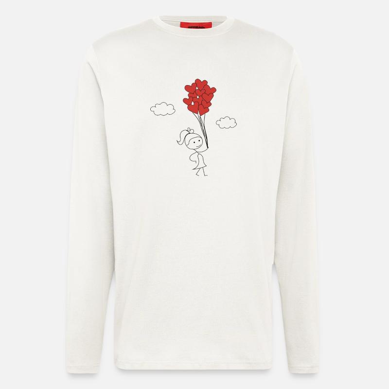 Süßes Mädchen - Langarmshirt - made by SPREAD  - OFF WHITE