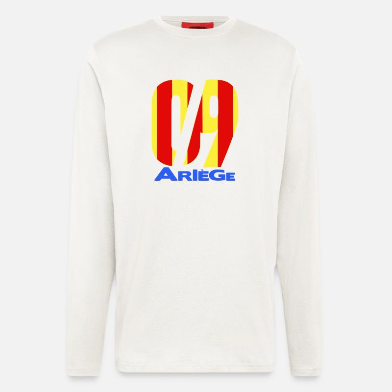 09 Ariège - Langarmshirt - made by SPREAD  - OFF WHITE