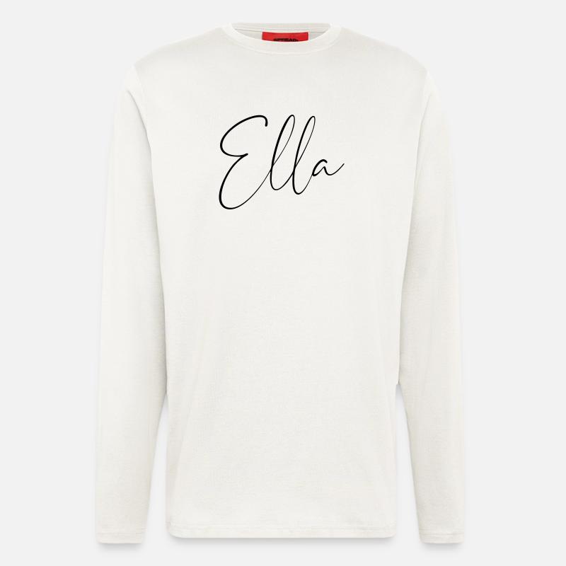 Ella / Handwriting Personalized Design - Longsleeve - made by SPREAD  - OFF WHITE