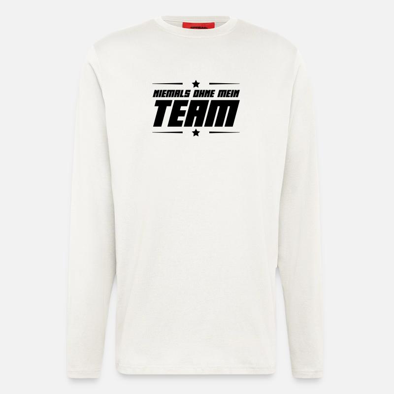 team - Langarmshirt - made by SPREAD  - OFF WHITE