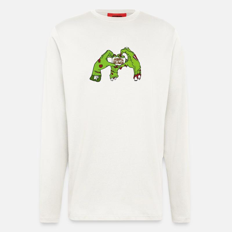 HAPPY_HALLOWEEN - Langarmshirt - made by SPREAD - OFF WHITE