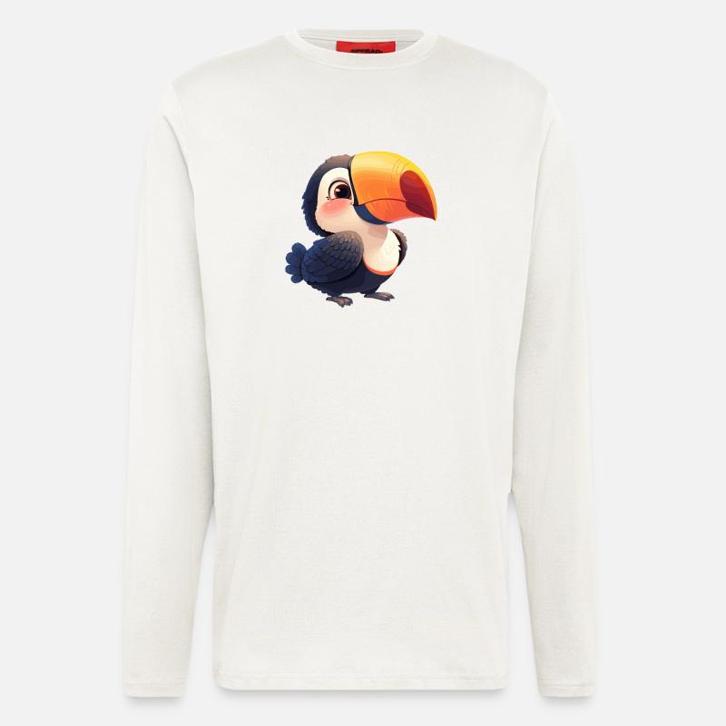 Tukane Tukan - Langarmshirt - made by SPREAD  - OFF WHITE