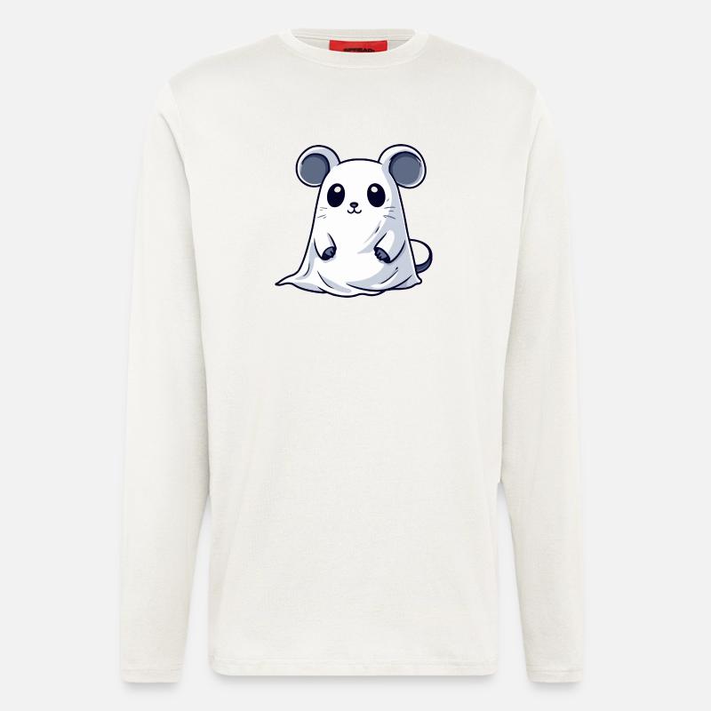 Mouse Halloween Ghost - Longsleeve - made by SPREAD  - OFF WHITE