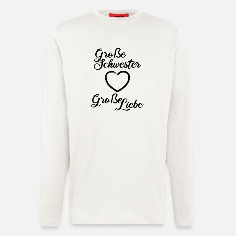 Große Schwester Große Liebe - Langarmshirt - made by SPREAD  - OFF WHITE