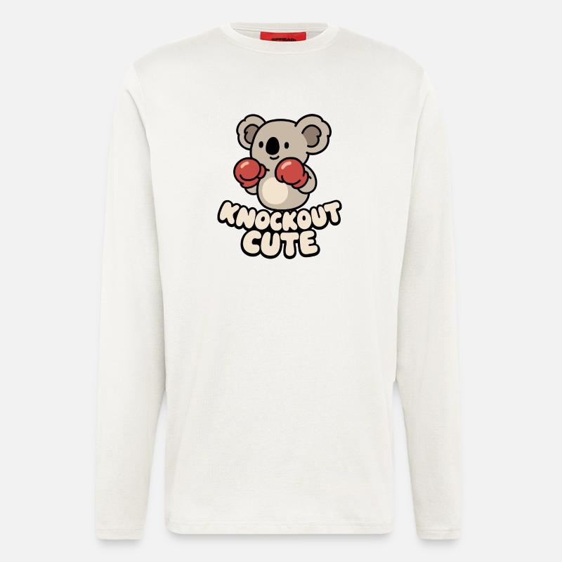 Koala Knockout Cute - Langarmshirt - made by SPREAD  - OFF WHITE