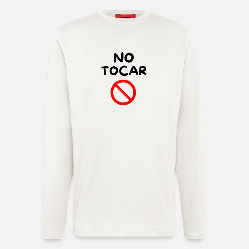 DO NOT TOUCH 🚫 - Longsleeve - made by SPREAD  - OFF WHITE