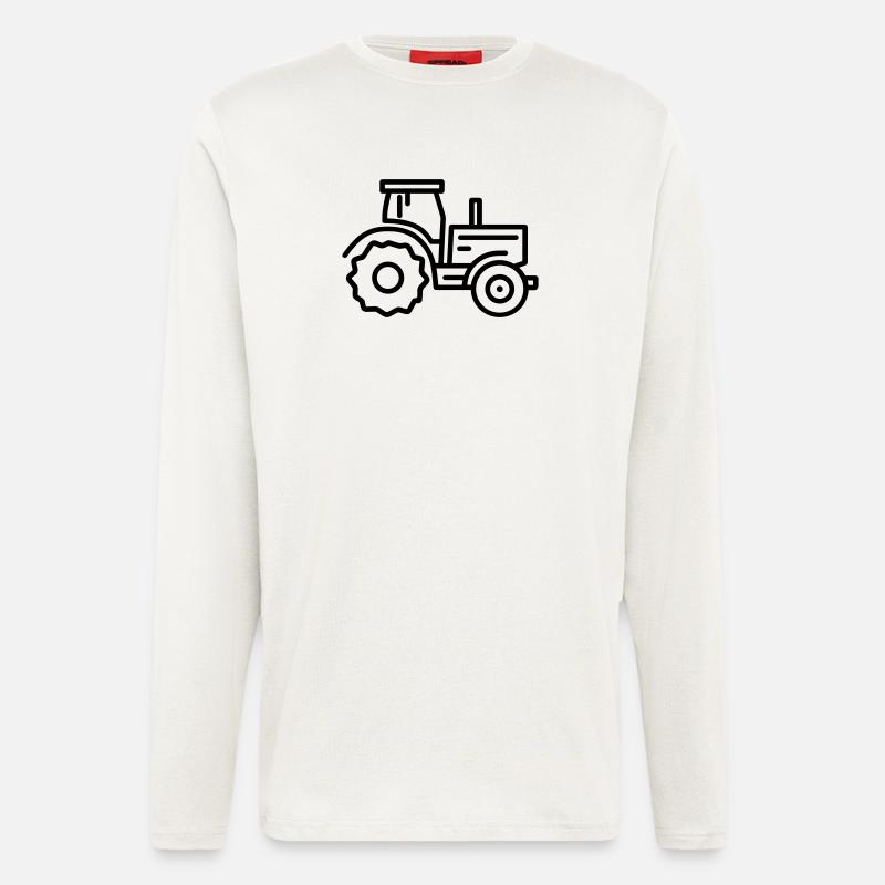 Traktor - Langarmshirt - made by SPREAD  - OFF WHITE