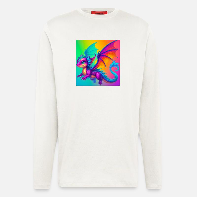 Drache - Langarmshirt - made by SPREAD  - OFF WHITE
