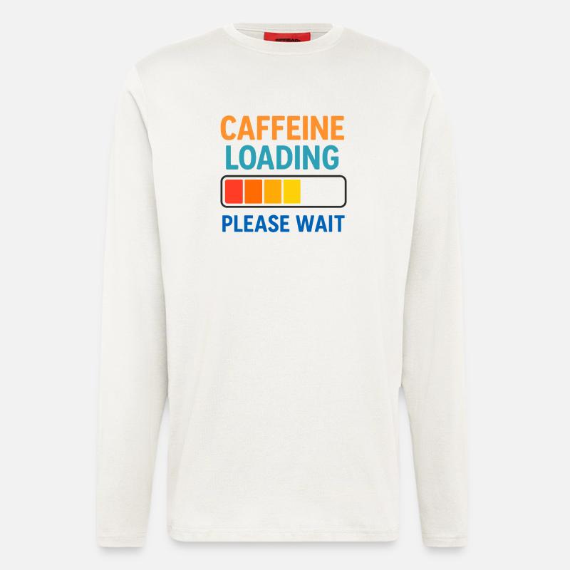 Coffee Loading Bar Waiting Time - Longsleeve - made by SPREAD  - OFF WHITE