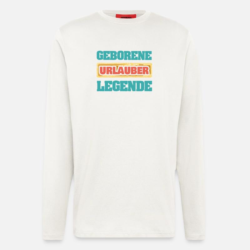 Gift for holidaymakers - Longsleeve - made by SPREAD  - OFF WHITE