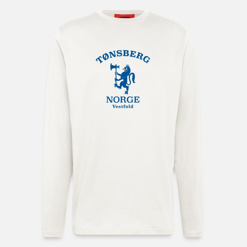 Tonsberg Norge Norwegen - Langarmshirt - made by SPREAD  - OFF WHITE