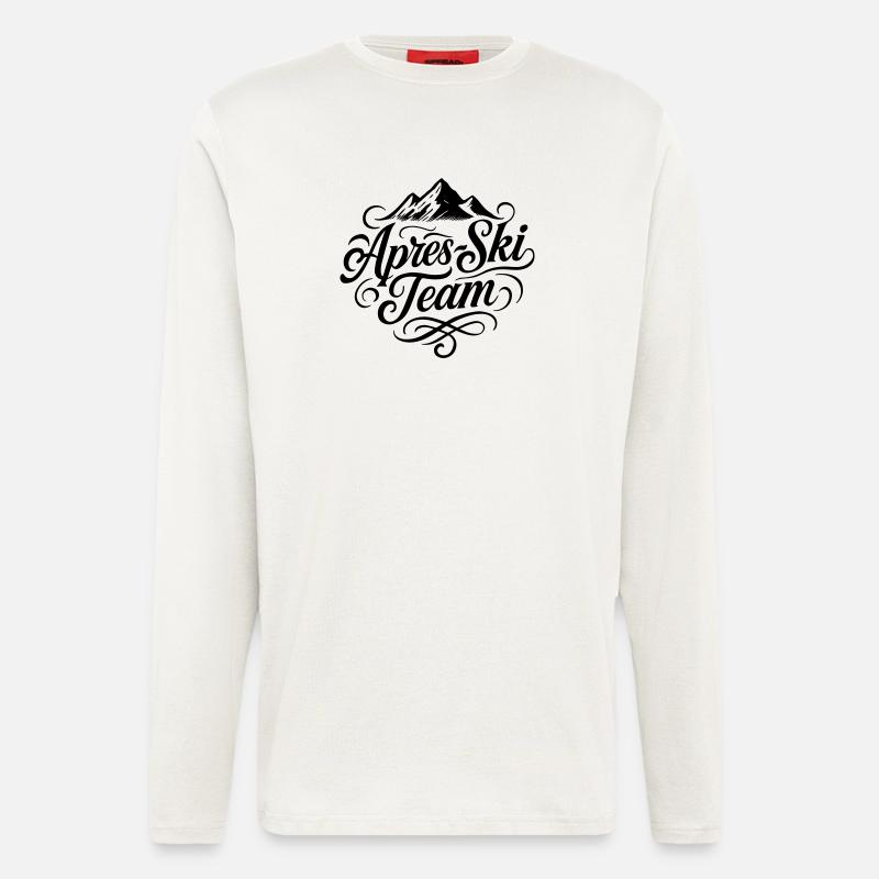 Apres Ski Team Berge - Langarmshirt - made by SPREAD  - OFF WHITE