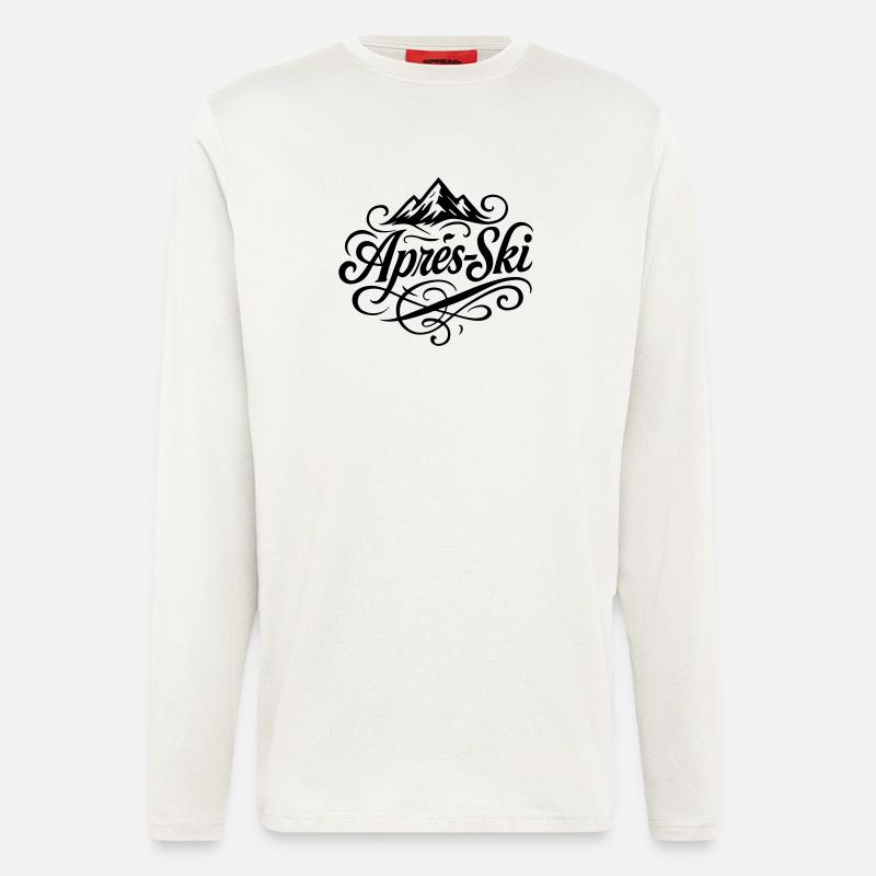 Apres Ski Berge - Langarmshirt - made by SPREAD  - OFF WHITE