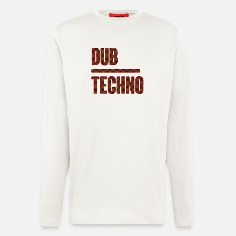 Dub Techno Mesh Neon - Langarmshirt - made by SPREAD  - OFF WHITE