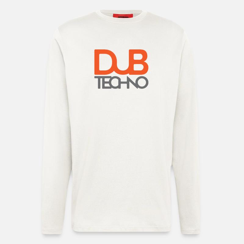 Dub Techno Logo Tee - Longsleeve - made by SPREAD  - OFF WHITE