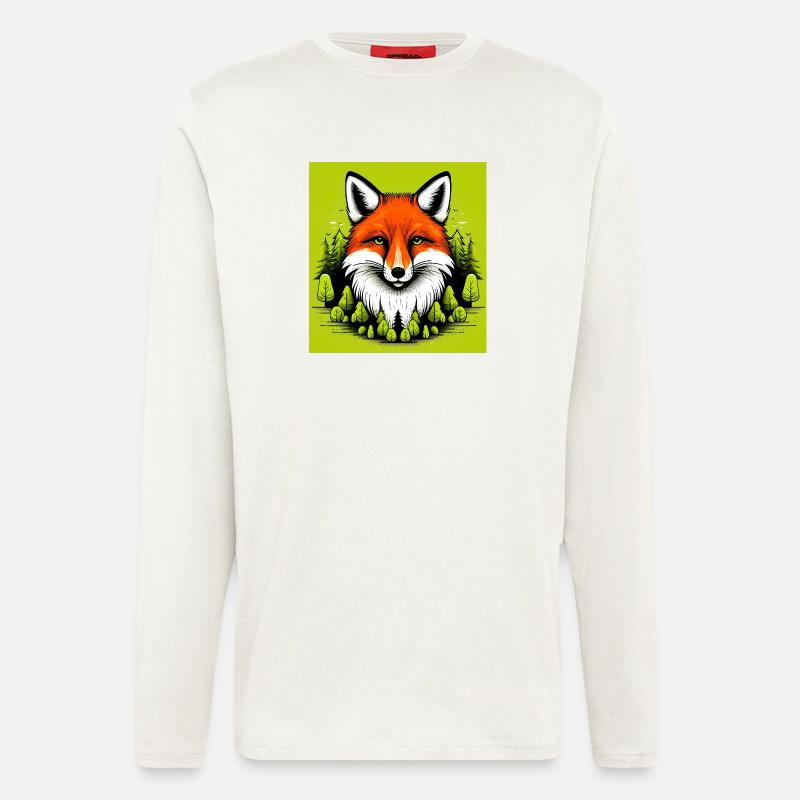 Fuchs - Langarmshirt - made by SPREAD  - OFF WHITE