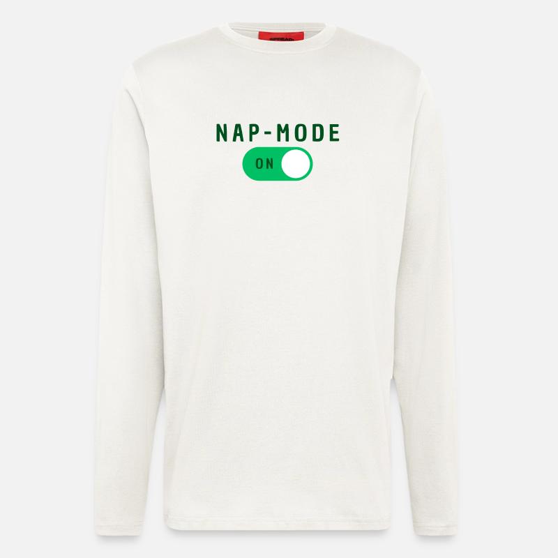 Nap Mode Active - Longsleeve - made by SPREAD  - OFF WHITE
