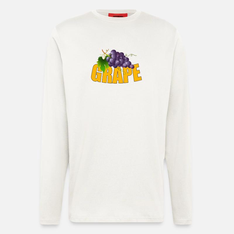 GRAPE - Longsleeve - made by SPREAD  - OFF WHITE