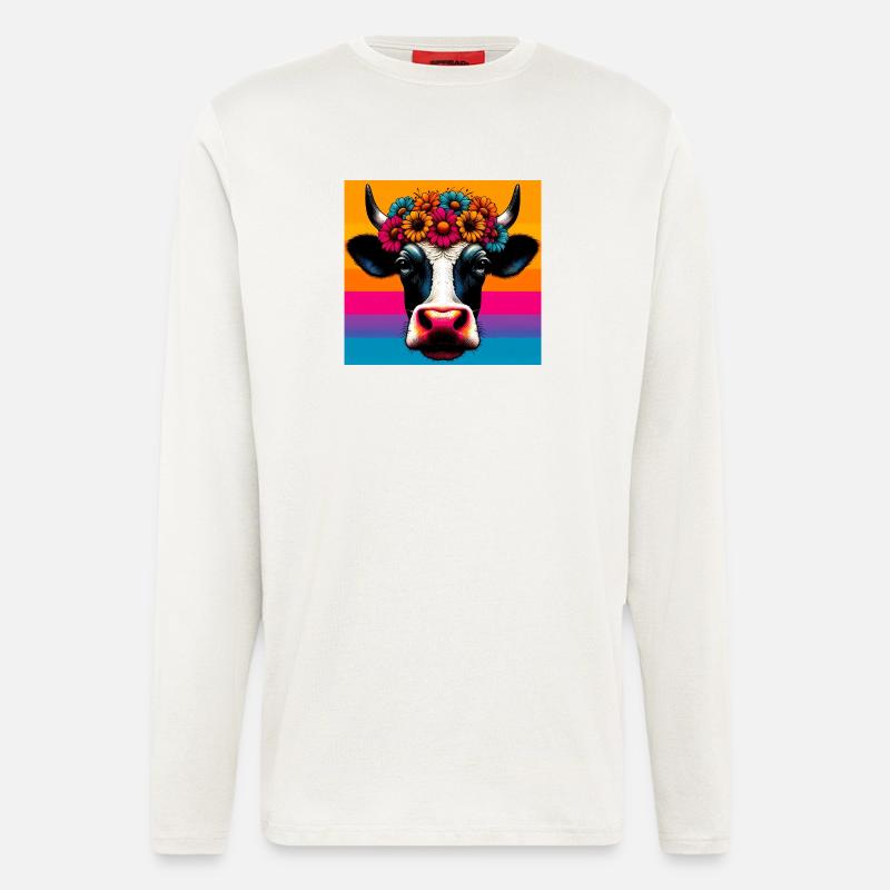 cow - Longsleeve - made by SPREAD  - OFF WHITE