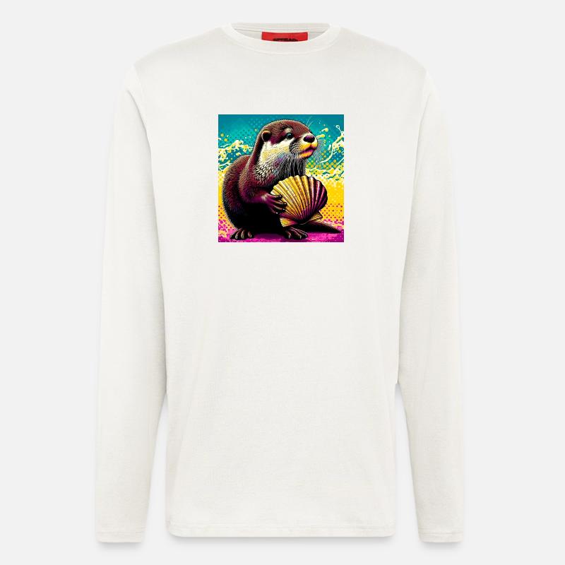 Otter - Langarmshirt - made by SPREAD  - OFF WHITE