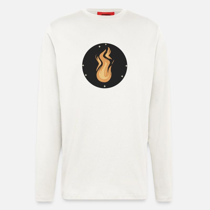 Celestial Flame Emblem - Longsleeve - made by SPREAD  - OFF WHITE