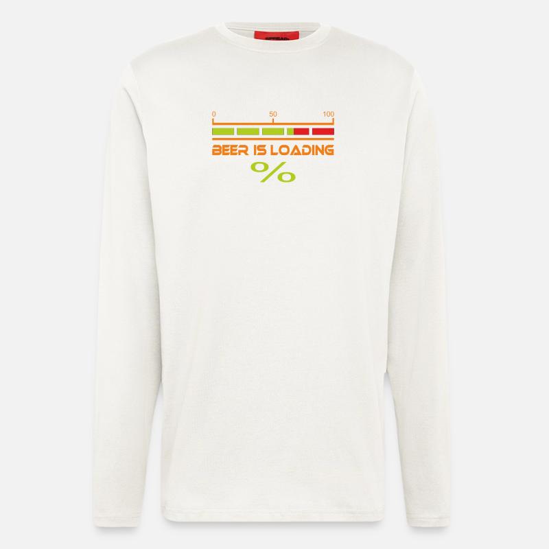 Beer_is_loading - Longsleeve - made by SPREAD  - OFF WHITE