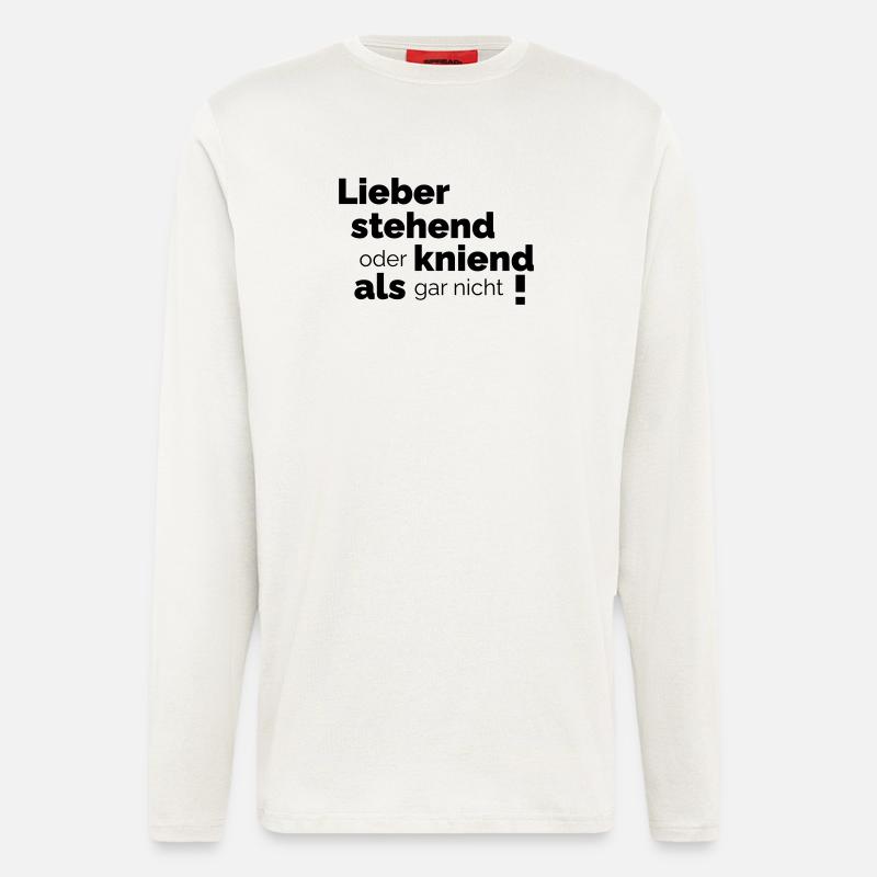 lieber stehend - Langarmshirt - made by SPREAD  - OFF WHITE
