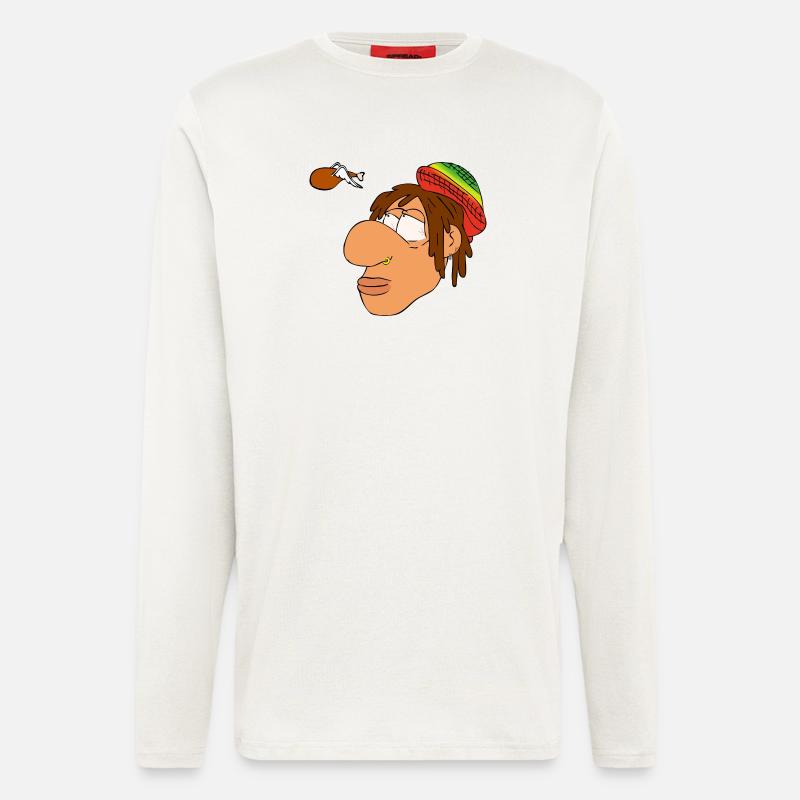 KNOLLE Dream about Chicken Dinner - Langarmshirt - made by SPREAD  - OFF WHITE